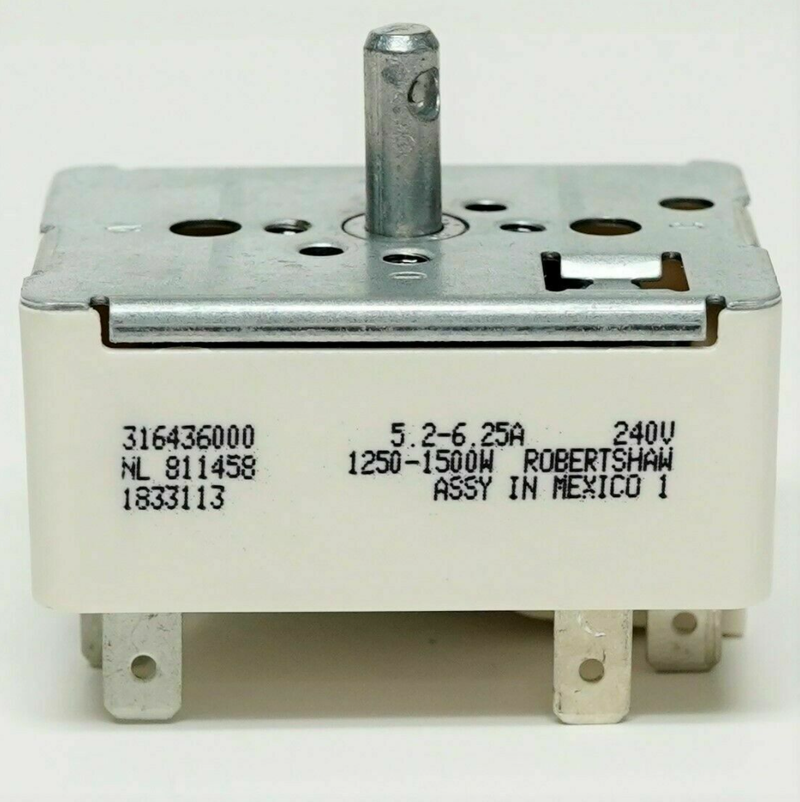 316436000 Range Stove Element Burner Switch for Frigidaire ES6000 AP3890378 PS1145039